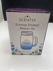 New/open Box Scentsy Independent Consultant Frosted Drinking Mason Jar