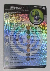 SHE-HULK L023 LEGACY CARD Fantastic Four Future Foundation Heroclix - Picture 1 of 2