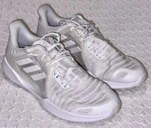 ADIDAS ClimaCool Vent Summer.Rdy Triple White Training Running Shoes NEW Mens 9 - Picture 1 of 9