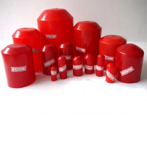 Red Adhesive-lined Heat Shrink End Cap 2:1 Tubing Cable Wire Sealing Sizes&QTY - Picture 1 of 3