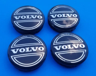 VOLVO V40 V50 V70 XC70 XC90 4 WHEEL RIM HUBCAP HUB CAP CENTER COVER SET OEM B33 - Image 1 of 4