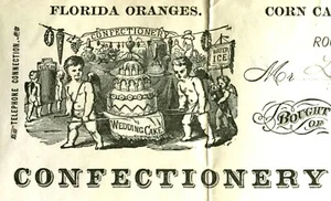 1885 ROCKLAND MAINE WONKAWORKERUMPALUMPA CANDY FACTORY ILLUS LETTERHEAD BILL - Picture 1 of 4