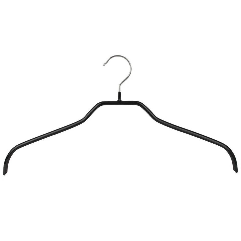 Bm361 20 Mawa Metall Kleiderbügel Silhouette 41/f gummiert Blusen Hemden Bügel