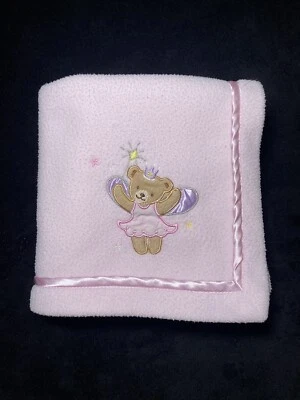 Tiddliwinks Bebé Manta Bailarina Oso Princesa Tutú Varita Rosa Vellón De Colección Foto 1 de 4