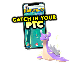 Pokemon Shiny Lapras Scarf Catch in your P T C