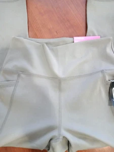 X by Gottex Womens Sm Capri Leggings Tummy Com, Yoga, Athleisure, Contour, Beige - Picture 1 of 9