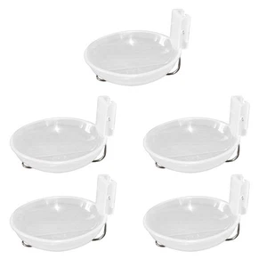 5 cucharas de sopa cucharas de camping al aire libre cucharas de plástico cucharas plegables - Imagen 1 de 12