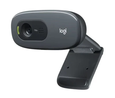 Logitech C270 HD-Webcam - Schwarz (960-001063) - Bild 1 von 3