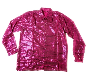 Genial Camisa de Lentejuelas Brillantes para Hombres Prendas para el torso Camiseta Fiesta Festival Ropa - Imagen 1 de 3