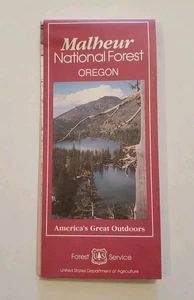 Mappa del servizio forestale dell'Oregon - 1994 Malheur National Forest - Foto 1 di 6