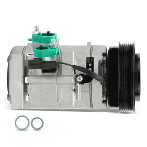 AC Compressor with 6-Groove Pulley for Hyundai Entourage 07-09 Kia Sedona 06-09 - Bild 1 von 8