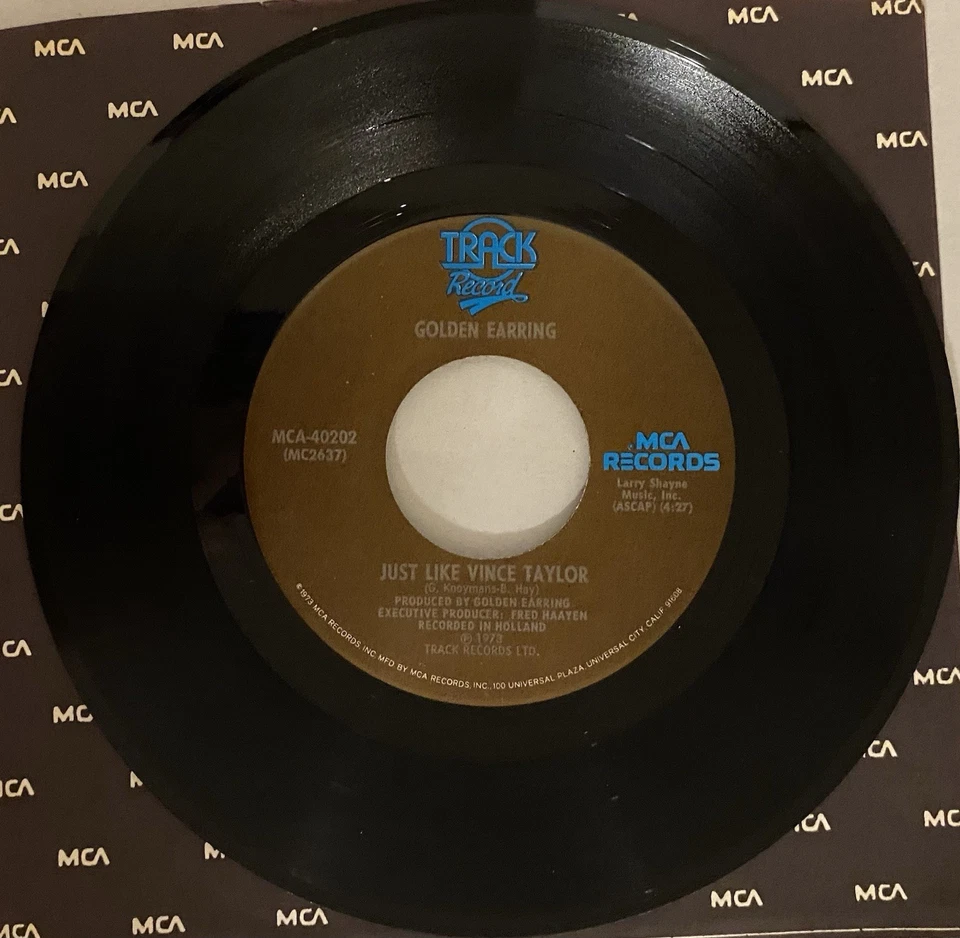 Golden Earring "Radar Love / Just Like Vince Taylor" (1974, Rock) MCA-40202 NM - Image 1 of 2