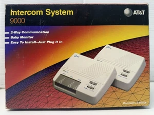 Intercom System 9000 AT&T 2-Way Communication/Baby Monitor 2 Units - Picture 1 of 11
