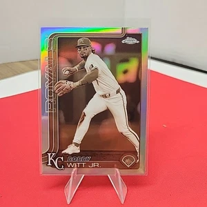 2025 Topps Chrome Baseball BOBBY WITT JR. #93 Sepia Refractor - Picture 1 of 2