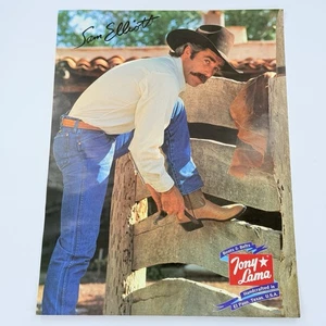 Vintage Rodeo Western Poster Cowboy Tony Lama Sam Elliott 17” X 22” - Picture 1 of 8