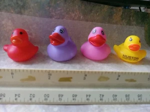💥 Rubber Duck 4 Rare ducks!  Ducky quackery bath toys BIN A - Picture 1 of 6