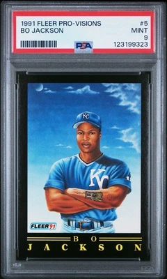1991 Fleer - Pro-Vision Bo Jackson #5 PSA 9 - Image 1 of 2