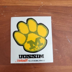 Vintage University Missouri Tigers Decal Sticker Sports Logo Mizzou 1983 - Picture 1 of 4