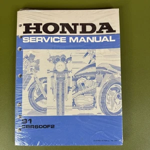 Original 1991 Honda Motorcycle Service Manual 91 CBR600F2 61MV900 ~SEALED~ - Picture 1 of 7