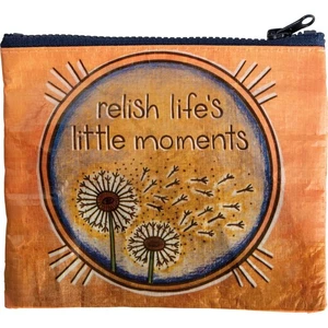 Portafoglio con cerniera double face | Relish Life's Little Moments | Desiderio Tarassaco | NUOVO - Foto 1 di 2