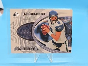 2004 SP Game Used Edition Authentic Fabrics Matt Hasselbeck #AF-HA - Picture 1 of 11