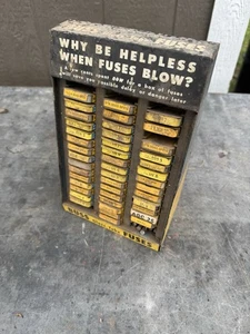 VINTAGE AUTOMOTIVE DEALER FUSE DIAPLAY....."FULL AND READY TO BE DISPLAYED"!!!!! - Picture 1 of 6