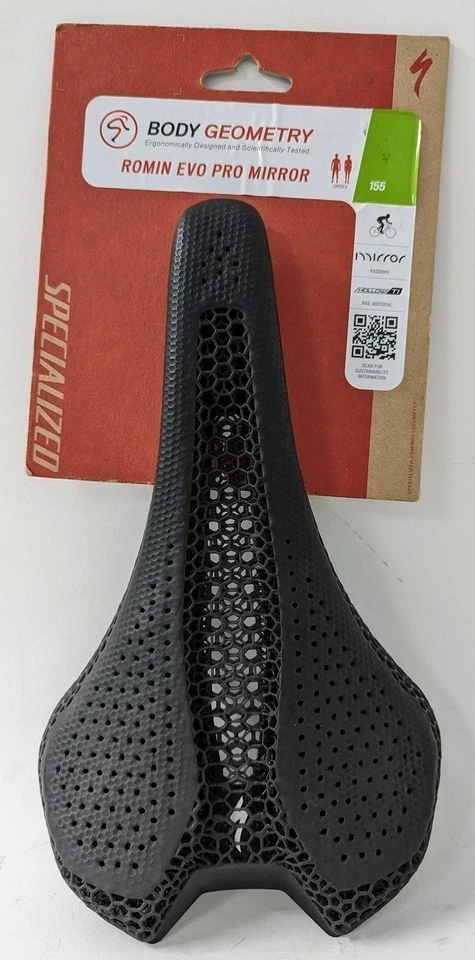 Specialized Romin Evo Pro Mirror Saddle - Black - 155mm (27123-7105) - Image 1 of 1