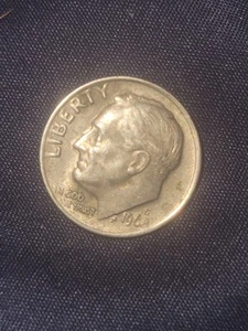 1968 Roosevelt Dime, Errors In "We Trust" Error On Letter 8, Error On Mint Mark - Picture 1 of 4