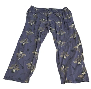 Jimi Hendrix Pyjamahose Motiv lila Herren Gr. 40 (eigentlich 38) mit Gummibund - Bild 1 von 13