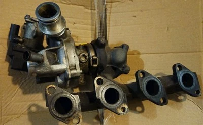 VW POLO Turbo Lader  mit Abgaskrümmer --- VW AUDI SKODA SEAT - Bild 1 von 4