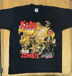 Vintage Korn Rob Zombie 1999 Tour Follow The Leader Size XL - Picture 1 of 3