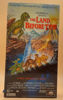 The Land Before Time VHS 1989, 1994 Acceptable-G Conditon **Buy 2 Get 1 Free** - Image 1 of 3