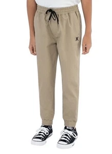 Hurley Boys Performance Jogger Size 7/8 Khaki New - Picture 1 of 5
