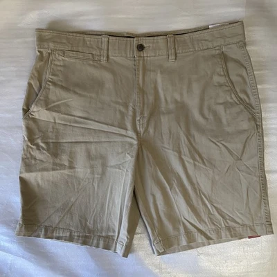 The Foundry Shorts Young Men's 44 Khaki Flat Front Stretch Casual Chino - Image 1 of 4