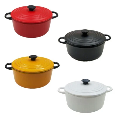 1/12 Scale Dollhouse Miniatures Kitchenware Soup Pot Kitchen Model Accessories - Image 1 of 4