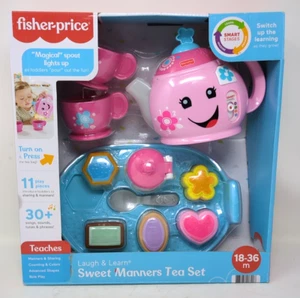 Fisher Price Laugh & Learn Sweet Manners Tea Set Baby Toddler 18-36 Months NEW - Picture 1 of 6