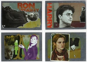 Harry Potter Heiligtümer des Todes Teil 2: Silbergeätzt 4 Karten Box-Topper Set BT1-BT4 - Bild 1 von 1