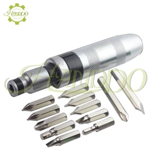 13Pcs Heavy Duty Impact Driver Bits Screwdriver Set 1/2In Tool Socket Kit w/ Box - Picture 1 of 5