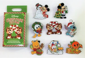 Spilla Disney Parks Christmas Cuties SET COMPLETO 8 spille 2021 vacanza edizione limitata - Foto 1 di 3