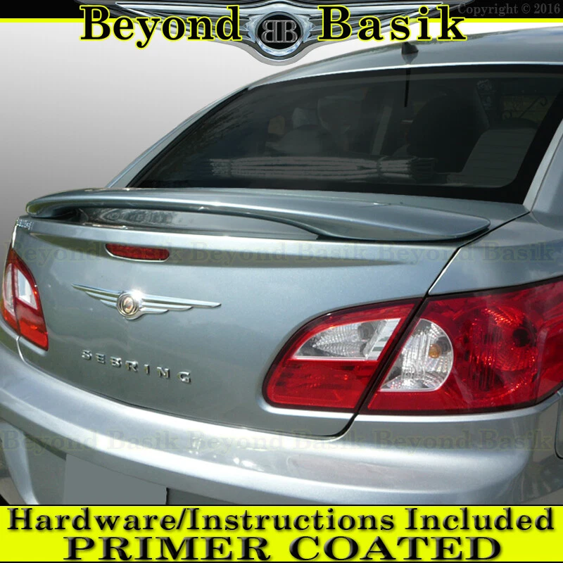 Aleta de alerón PRIMER para Chrysler Sebring 2007 2008 2009 2010 sedán de 4 puertas Foto 1 de 1