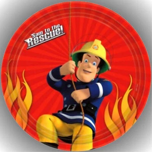 Tortenaufleger Geburtstag Party Tortenbild Fondant  Oblate Feuerwehrmann Sam P59 - Bild 1 von 1