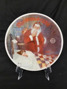 "Deer Santy Claus" Norman Rockwell Collectors Plate - Picture 1 of 5