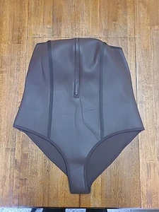 SKIMS Rubberized Scuba (1) Piece Swim OP-BRF-3613 Cocoa Size 2XL new with tags - Picture 1 of 4