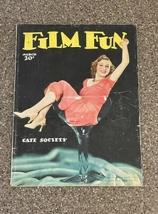 Film Fun Magazine March 1939 Vol. 69 No. 599 Shirley Ross Pin Up Rare - Picture 1 of 24