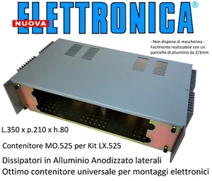 nuova ELETTRONICA MOBILE per LX 525 dissipatori alluminio 350 x210 x 80 mm LX525 - Imagen 1 de 6