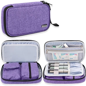 Diabetic Supplies Travel Case Storage Bag for Glucose Meter and Other Supplies - Picture 1 of 7