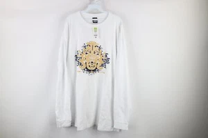 Nuevo de Colección Años 90 Marithe Francois Girbaud Hombres 2XL Suelto Brillo Manga Larga Camiseta - Imagen 1 de 10