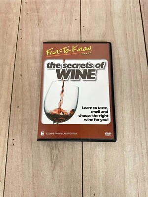 Fun to Know - Secrets of Wine - Educational DVD Series Rare R0 - Mint Disc - Image 1 of 4