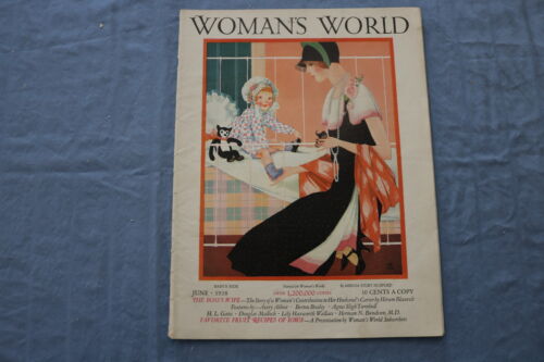 1928 JUNE WOMAN'S WORLD MAGAZINE - ILLUSTRATIONS/STORIES/ADS - SP 4783Q