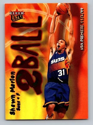 2000-01 Ultra #11 TB Shawn Marion Two Ball - Image 1 of 2